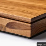 Home 18 목재 조인트 기법 종류 - A highly detailed close-up of traditional wood joinery techniques showcasing a perfect yin-yang (mal...